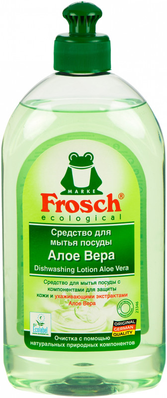 Бальзам для ручного миття посуду FROSCH Алое Вера 0,5л